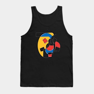 Abstract design with different shapes Tank Top